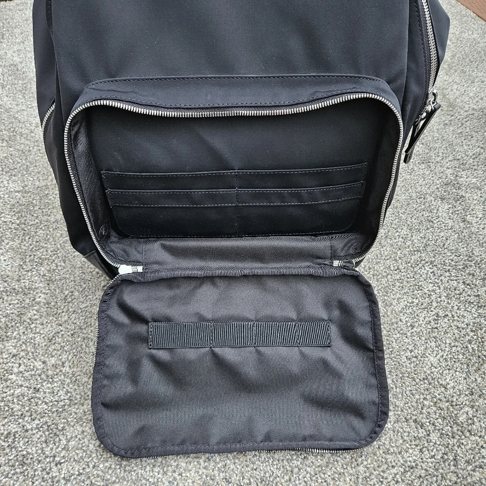 Haerfest x Mercedes Benz Limited Edition Black Nylon Vegan Leather Backpack Bag